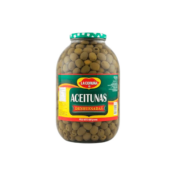 ACEITUNA DESHUESADA CORUÑAX4000GR CX4UND