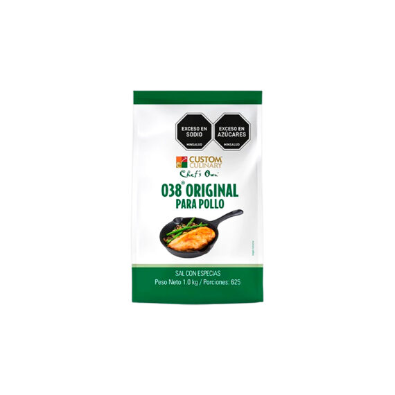 ADOBO 038 PARA POLLO ZAFRANx1000G Cx8UND