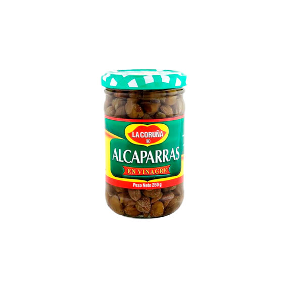 ALCAPARRAS VINAGRE CORUÑAX250GR CX24UND