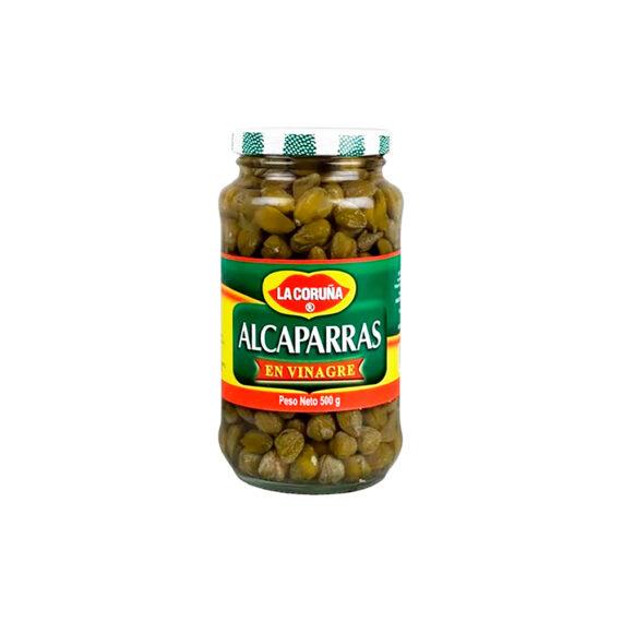 ALCAPARRAS VINAGRE CORUÑAX500GR Cx12UND