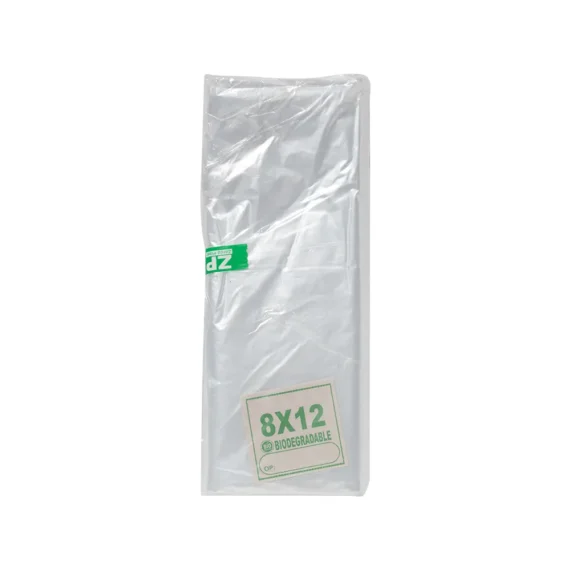 BOLSA 8x12 TRANSPARENTE ZARCOPLAST BULTO