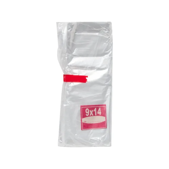 BOLSA 9x14 TRANSPARENTE ZARCOPLASTX300UN