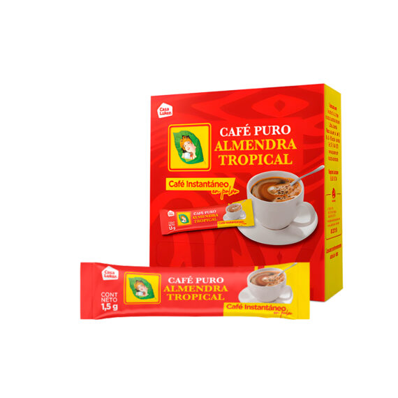 CAFE INSTANTANEO ALMENDRA x1.5GR Cx25UND