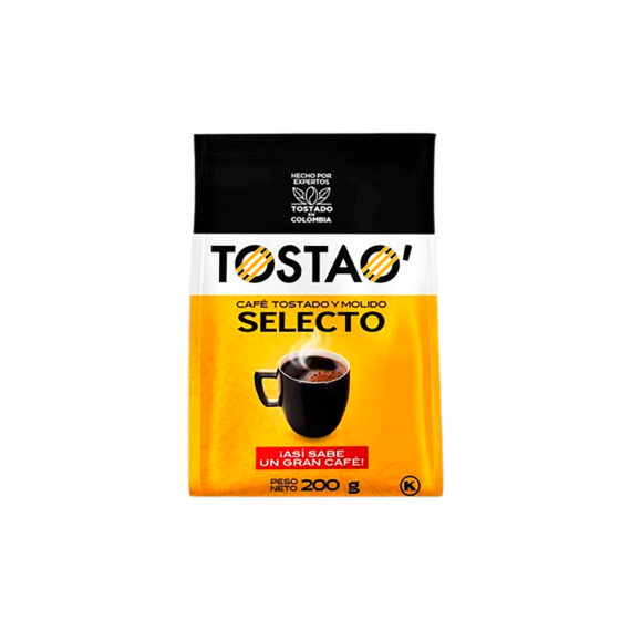 CAFE TOSTAO SELECTOX200GR CX24UND