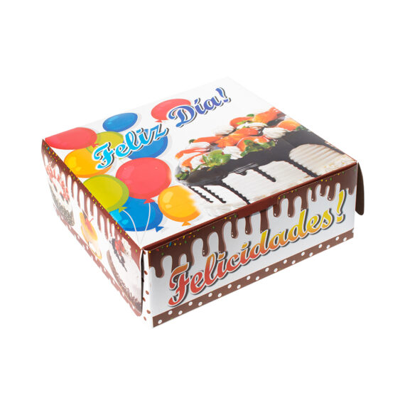 CAJA PONQUE 27x10 LIBRA FELIZ DIA