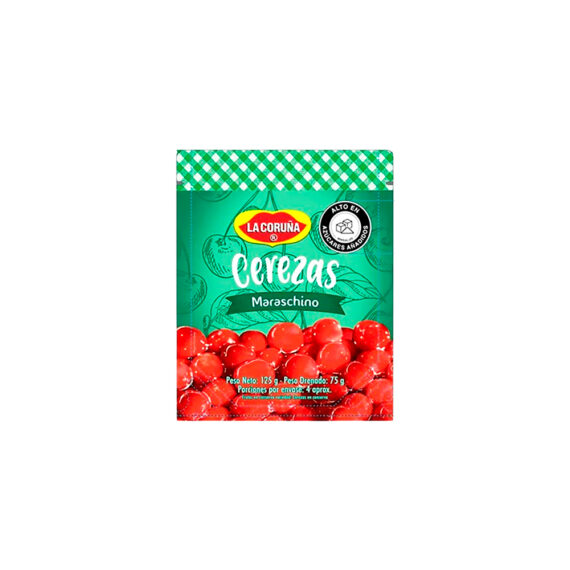 CEREZAS MARASCH BOLSA CORUÑAX125GR CX12U