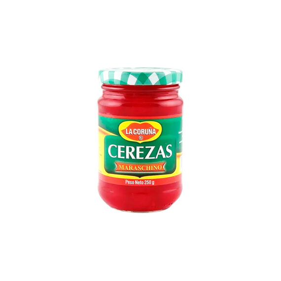 CEREZAS MARASCHINO CORUÑAX250GR CX24UND