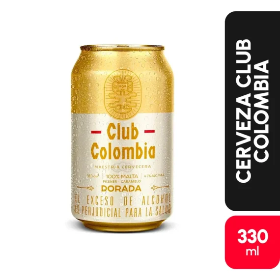 CERVEZA CLUB COLOMBIA LATAx330ML Cx24UND
