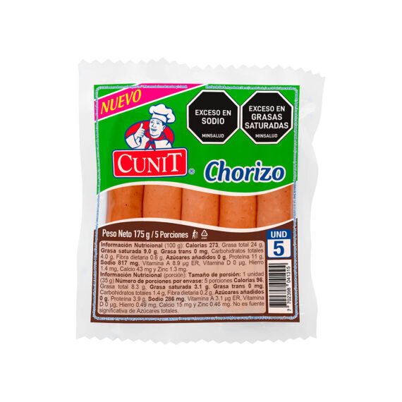 CHORIZO PARRILLADA CUNITx5UND
