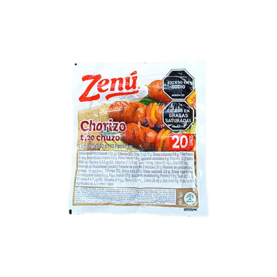CHORIZO TIPO CHUZO ZENUx500GR