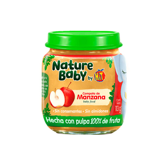 COMPOTA MANZANA  NATURE BABYx113GR