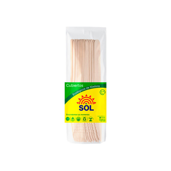 CUCHILLO MADERA EL SOLX20UND