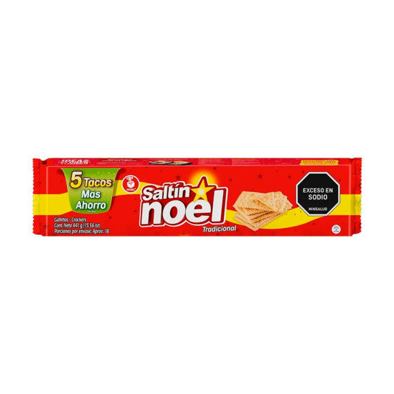 GALLETAS SALTIN NOELx5 TACOS Cx24UND