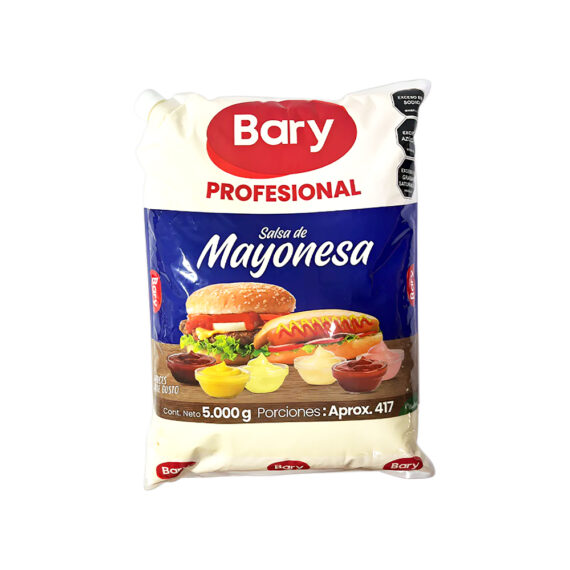 MAYONESA BARY BOLSONx5000GR Cx4UND