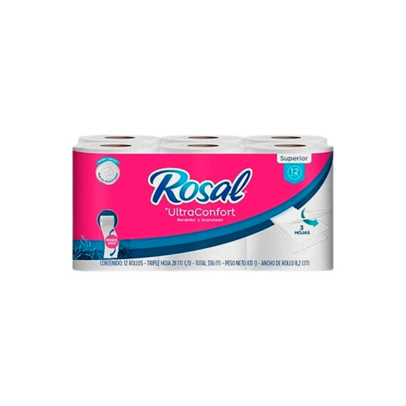 PAPEL HIGIENICO ROSALX28CM PQX48UND