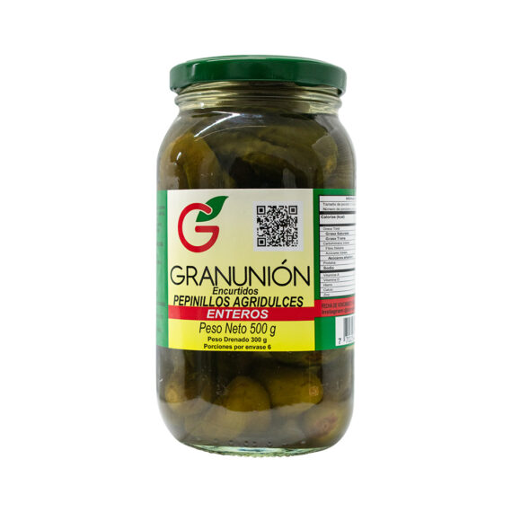 PEPINILLO AGRIDUL GRAN UNIONX500GR CX12U