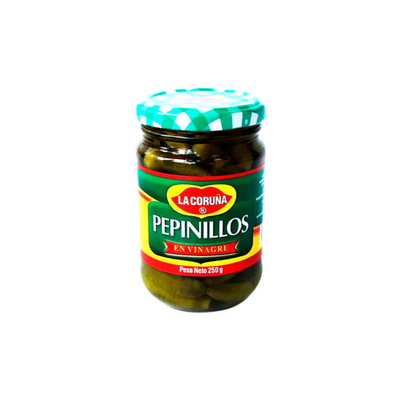 PEPINILLOS EN VINAGRE LA CORUÑAx250GR Cx