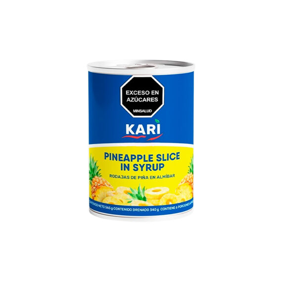 PIÑA EN RODAJAS KARIX565GR CX24UND
