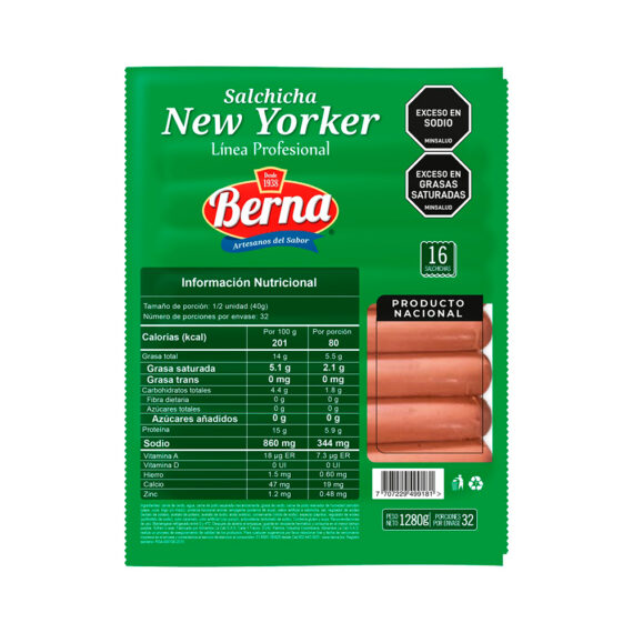 SALCHICHA NEW YORKER BERNAx1280