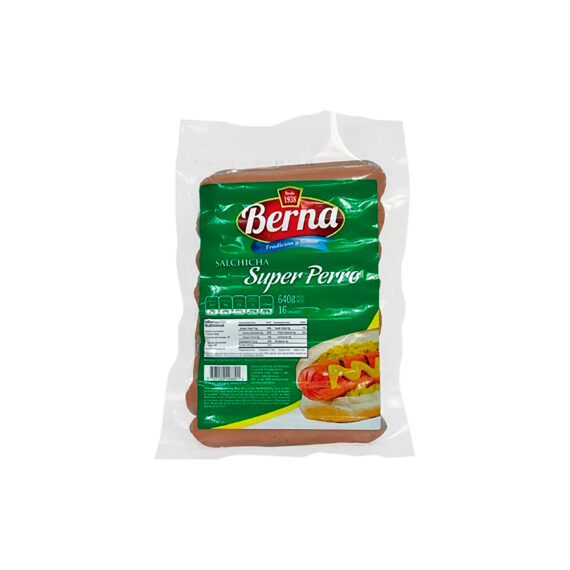 SALCHICHA SUPER PERRO BERNAx16