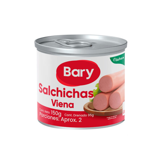SALCHICHA VIENA BARYx150GR CX48UND