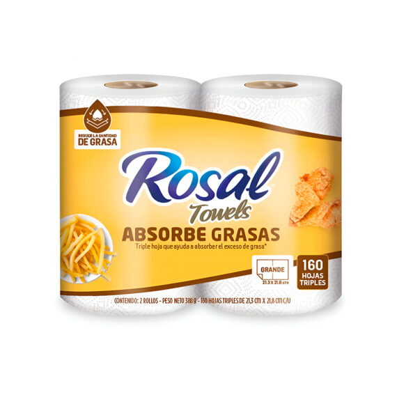 TOALLA ROSAL 80HOJASX2 CX6UND