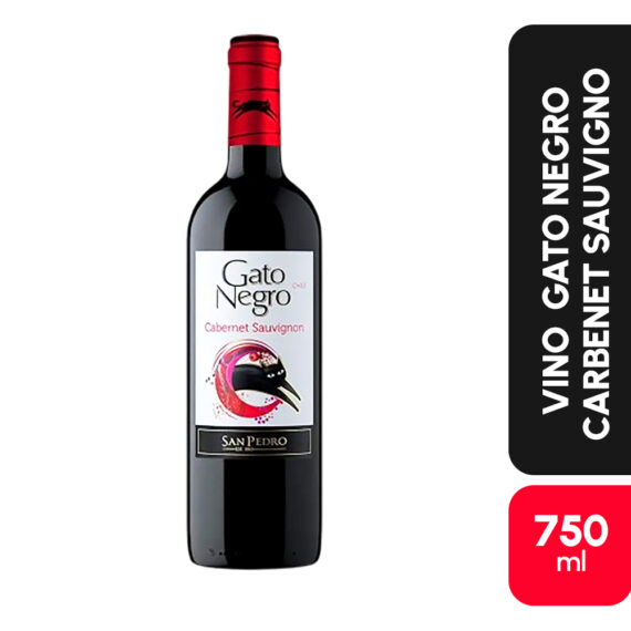 VINO  GATO NEGRO CARBENET SAUVIGNOx750ML