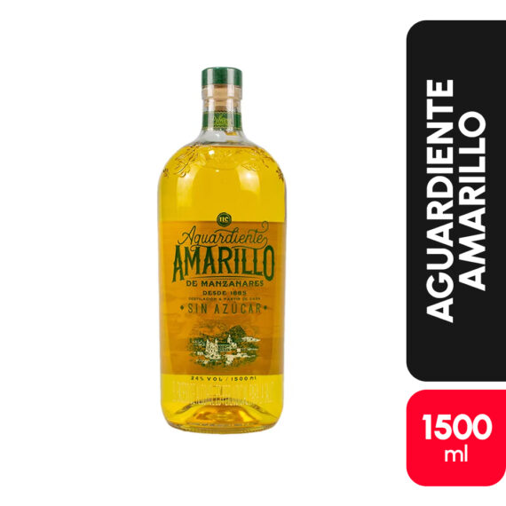AGUARDIENTE AMARILLOX1500ML CX6UND