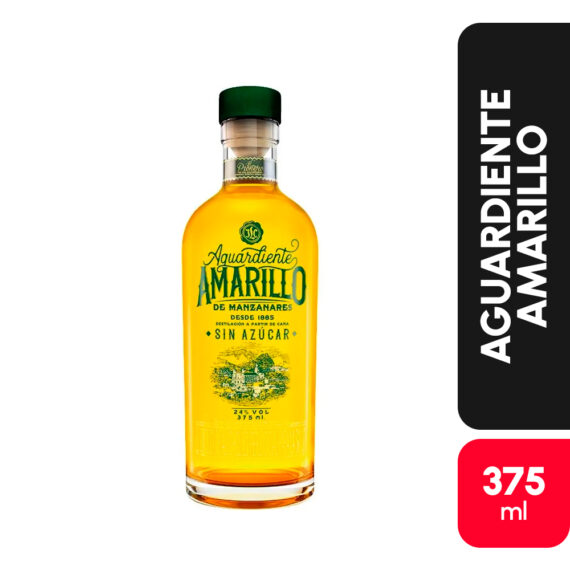 AGUARDIENTE AMARILLOx375ML CX24UND