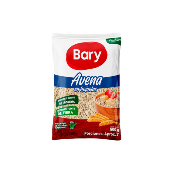 AVENA EN HOJUELAS BARYx500GR PQx20UND