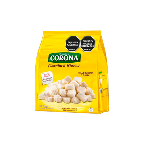 COBERTURA BLANCA CORONAx500GR Cx24UND