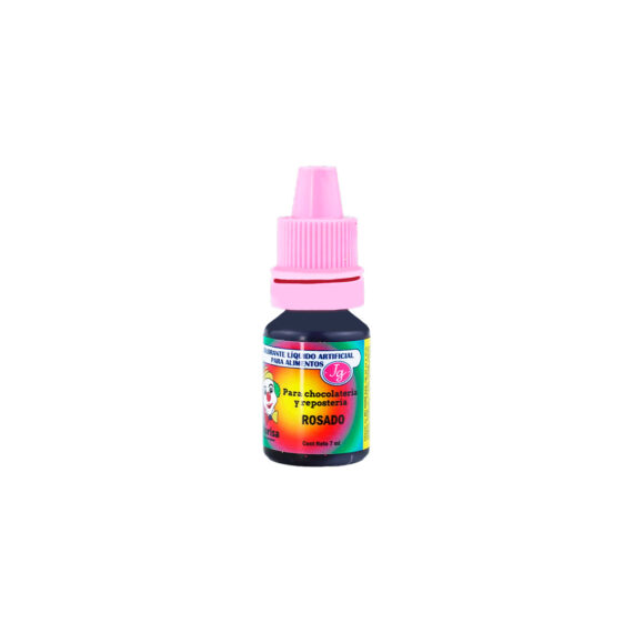 COLOR LIQUIDO JG ROSADOX7ML CX12UND