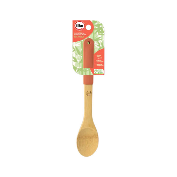 CUCHARA BAMBU LISA ILKO CX12UND