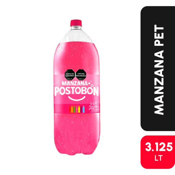 GASEOSA MANZANA PETx3.125LT PQx6UND