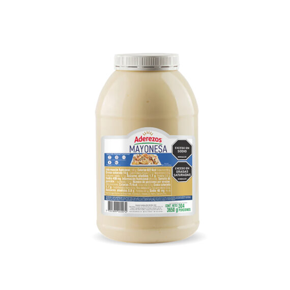 MAYONESA ADEREZOSx3650GR Cx4UND
