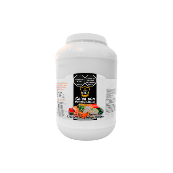 MAYONESA GALON LIDO CHEFX3600GR CX4U