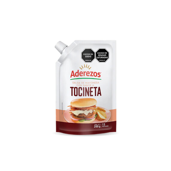 MAYONESA TOCINETA ADEREZOSx200GR CX24UND