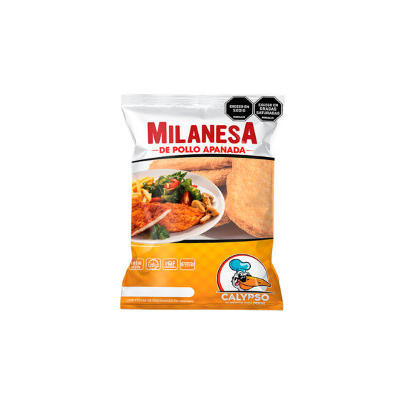 MILANESA DE POLLO CALYPSOx320GR Cx20UND