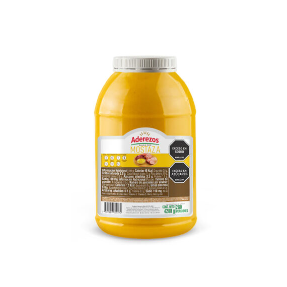 MOSTAZA ADEREZOS POTEx4200GR Cx4UND