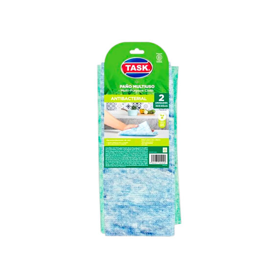 PAÑO MULTIUSOS TASKX2 ANTIBACTERIAL