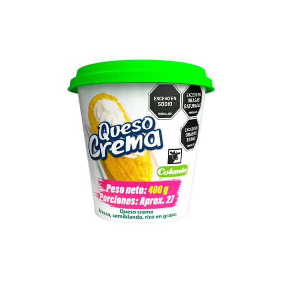QUESO CREMA  COLANTAx400GR
