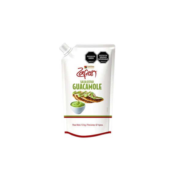 SALSA GUACAMOLE ZAFRANx1000GR Cx8UND