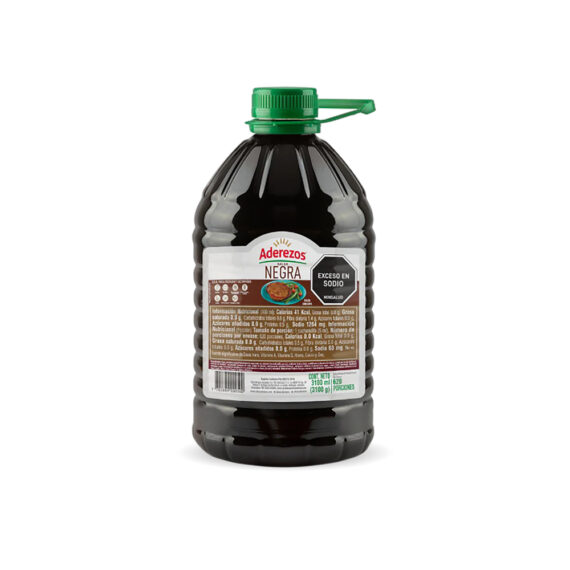 SALSA NEGRA ADEREZOSx3100GR Cx6UND