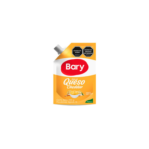 SALSA QUESO CHEDDAR BARYx200GR Cx24UND