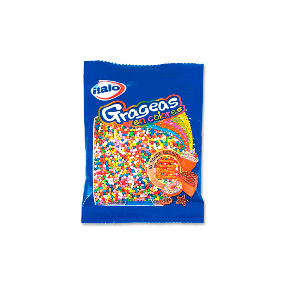 GRAGEAS DE COLORES ITALOx500GRS Cx30