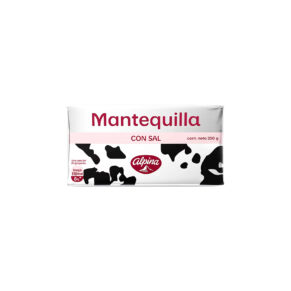 MANTEQUILLA CON SAL ALPINAX250GR