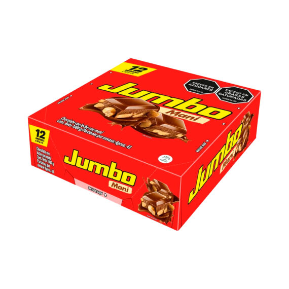 CHOCOLATINA JUMBO MANIx90GRx12UND