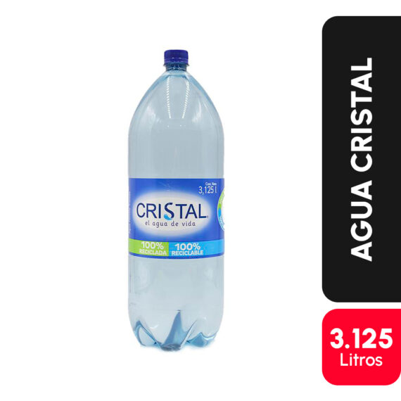 AGUA CRISTAL PETx3125L PQx6UND