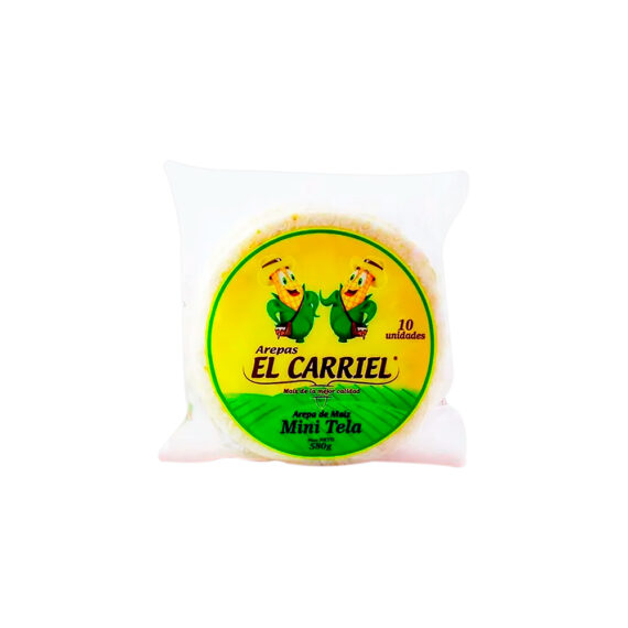AREPA DE MAIZ MINI TELA CARRIELx10UND