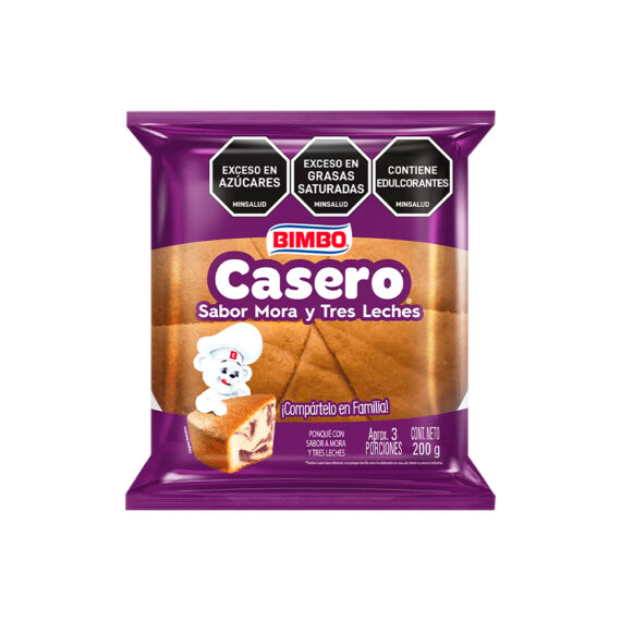 CASERO MORA-3 LECHES BIMBOX200GR